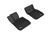 L1BM03711509 KAGU Floor Mat Set Fits Select BMW 320i/328i/330i/328d/340i/330e/335i, 2-Piece, Front [Black] - image 1