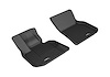 L1BM09211509 KAGU Floor Mat Set Fits Select BMW X4; BMW X3, 2-Piece, Front [Black]