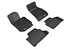 L1BM10301509 KAGU Floor Mat Set Fits Select BMW 330i; BMW 330e; BMW 330i xDrive; BMW 330e xDrive, 4-Piece, Front & Rear [Black]