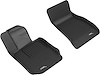 L1BM10311509 KAGU Floor Mat Set Fits Select BMW 330i; Select BMW 330e, 2-Piece, Front [Black]