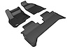L1CH08701509 KAGU Floor Mat Set for 2017-2023 Chevy Bolt EV, 3-Piece, Front Row/2nd Row [Black]
