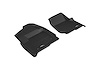 L1FR10711509 KAGU Floor Mat Set Fits Select Ford F-250/F-350/ F-450 Super-Duty, 2-Piece, Front [Black] - image 1