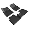 L1FR14601509 KAGU Floor Mat Set Fits Select Ford Bronco Sport, 3-Piece, 1st Row/2nd Row [Black] - image 1