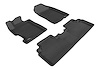 L1HD01201509 KAGU Floor Mat Set Fits Select Honda Civic, 3-Piece, Front & Rear [Black]