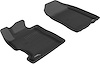 L1HD01211509 KAGU Floor Mat Set for 2006-2011 Honda Civic; 2008 Honda Civic; 2009-2011 Honda Civic, 2-Piece, Front [Black]