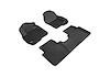 L1HD08601509 KAGU Floor Mat Set Fits Select Honda CR-V, 3-Piece, Front Row/2nd Row [Black]