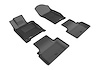 L1IN01701509 KAGU Floor Mat Set for 2014-2017 INFINITI Q50, 4-Piece, Front & Rear [Black] - image 1