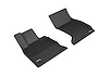 L1KA04511509 KAGU Floor Mat Set Fits Select Kia Stinger, 2-Piece, Front [Black] - image 1