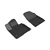 L1KA07211509 KAGU Floor Mat Set Fits Select Kia Sportage, 2-Piece, 1st Row [Black] - image 1