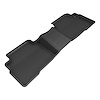 L1KA07521509 KAGU Floor Mat Fits Select Kia Sportage, 1-Piece, 2nd Row [Black] - image 1