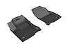 L1LX05111509 KAGU Floor Mat Set Fits Select Lexus NX300h; Lexus NX200t; Lexus NX300, 2-Piece, Front [Black] - image 1