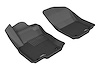 L1MB02911509 KAGU Floor Mat Set Fits Select Mercedes-Benz GL/ML, 2-Piece, Front [Black]