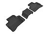 L1MB07921509 KAGU Floor Mat Set Fits Select Mercedes-Benz GLC300/GLC43 AMG/GLC63 AMG, 3-Piece, 2nd Row [Black]