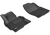 L1MZ03811509 KAGU Floor Mat Set for 2013-2016 Mazda CX-5, 2-Piece, Front [Black]