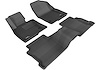 L1MZ04001509 KAGU Floor Mat Set for 2014-2021 Mazda 6, 3-Piece, Front Row/2nd Row [Black] - image 1