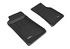 L1MZ07711509 KAGU Floor Mat Set for 1990-1997 Mazda Miata; 1999-2005 Mazda Miata, 2-Piece, Front [Black] - image 1
