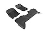 L1NS07201509 KAGU Floor Mat Set for 2005-2015 Nissan Xterra, 3-Piece, Front & Rear [Black] - image 1