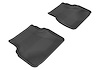 L1SB01021509 KAGU Floor Mat Set Fits Select Subaru Impreza, 2-Piece, Rear [Black]