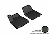 L1TL00111509 KAGU Floor Mat Set for 2016-2020 Tesla X; 2021 Tesla X, 2-Piece, Front [Black] - image 1