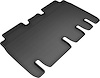 L1TL01121509 KAGU Floor Mat Set for 2016-2020 Tesla X; 2021 Tesla X, 2-Piece, Rear [Black] - image 1