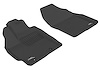 L1TY09211509 KAGU Floor Mat Set for 2012-2015 Toyota Prius; 2012-2017 Toyota Prius V, 2-Piece, Front [Black] - image 1