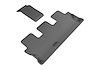 L1TY18231509 KAGU Floor Mat Set for 2014-2019 Toyota Highlander, 2-Piece, Third Row [Black] - image 1