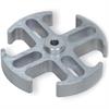 1/2" Aluminum Spacer/Adapter Female Pilot Diameter: 1" - image 1