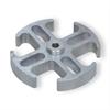 1/2" Aluminum Spacer/Adapter Female Pilot Diameter: 1-1/8" - image 1