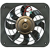 S-Blade Low Profile Universal Electric Fan Pusher Design without Adjustable Thermostat - image 1