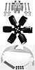 Fan Kit 17" Steel Flexalite Fan - image 1