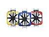Flex-A-Lite BLUE ELECT FAN 86-93 - image 1