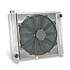 Universal Aluminum Radiator & Electric Fan Radiator: 32" W x 15-5/8" H (Overall 4-3/4" D) - image 1