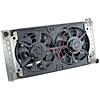Universal Aluminum Radiator & Electric Fans Radiator: 32" W x 15-5/8" H (Overall 6-3/8" D) - image 1