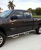 Stainless Steel Nerf Steps 2011-2013 Silverado/Sierra 1500/2500/3500 Pickup - image 1