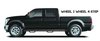 Step Systems Nerf Step Textured Black Wheel 2 Wheel 2 Steps per side Sold as a pair  Main Bar runs full length between wheels - image 2