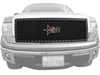 Accessories; N-FAB Wire Mesh Grille; Textured Black; Stainless Steel Mesh Grill With Chrome studs in - image 1