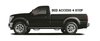 Step Systems; Nerf Step; Textured Black; Bed Access; 2 Steps per side Rear Step Bed Access Sold as a - image 2