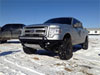 Bumpers; RDS Front Bumper; Gloss Black; RDS Upper with Radius Mount and Lower w/ Brushed Aluminum Sk - image 1