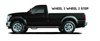 Step Systems Nerf Step Textured Black Wheel 2 Wheel 2 Steps per side Sold as a pair  Main Bar runs full length between wheels - image 2