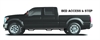 Step Systems; Nerf Step; Textured Black; Bed Access; 2 Steps per side Rear Step Bed Access Sold as a - image 1