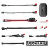 KS-MOTO-STANDARD 8 x Pod + 4 x 10 in. Strip Million Color XKCHROME ATV/Motorcycle LED Light Kit, Universal Fit - image 2