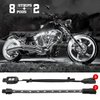 XK034001-W 8 x Pod + 2 x 8 in. XKGLOW LED Accent Light Strips Motorcycle Kit, Single-Color White, Universal Fit - image 3