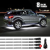 XK041002-W 8 x 24 in. Tube XKGLOW UnderglowLED Accent Light Car/Truck Kit, Single-Color White, Universal Fit - image 1