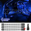 XK041004-B 4 x 8 in. XKGLOW UnderglowLED Accent Light Car/Truck Kit, Single-Color Blue, Universal Fit - image 1