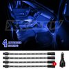 XK041004-B 4 x 8 in. XKGLOW UnderglowLED Accent Light Car/Truck Kit, Single-Color Blue, Universal Fit - image 2