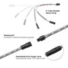 XK041004-R 4 x 8 in. XKGLOW UnderglowLED Accent Light Car/Truck Kit, Single-Color Red, Universal Fit - image 3