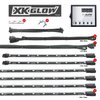 XK041007 8 x 24 in. + 4 x 12 in. Tubes 3-Million Color XKGLOW LED Accent Light Car/Truck Kit, Universal Fit - image 2