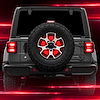XK041019 5th Wheel Light, w/Brake; Running; Reverse and Turn Signal Lights, Select Jeep Wrangler JK/JT/JL - image 1