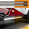 XK041022 2 x 48 in. White + Amber Running Board Light, w/Turn Signal, Universal Fit