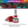 XK045004-H7-NC H7 RGB 2-in-1 Add-on LED Bulbs, w/ Million Color XKCHROME Smartphone App Control, Pair - image 1